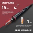 thumbnail image 4 of Handskit 90W 927 LED Digital Soldering Iron Kit 110V/220V Adjust Temperature Electrical Soldering Iron 4 Wire Core Welding Tools, 4 of 5
