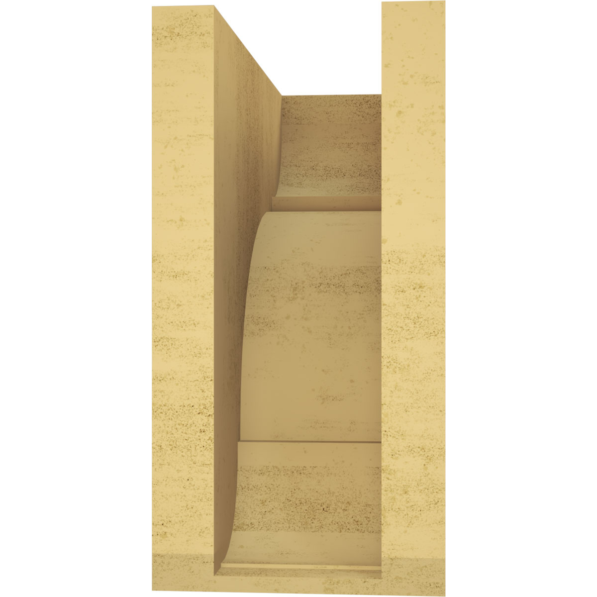 7"W x 14"D x 14"H Classic Bryant Rough Cedar Woodgrain TimberThane Corbel, Primed Tan