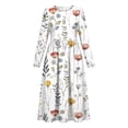 thumbnail image 7 of Nuoqisi Summer Dresses for Women 2026 Casual Midi Boho T Shirt Dress Ladies Sundress Aline Long Beach Vacation Clothes, 7 of 7
