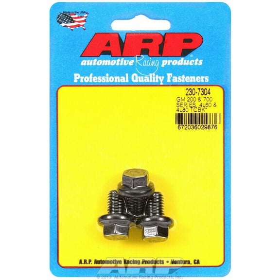 ARP 230-7304 Black GM 200 & 700 4L60 & 4L80 torque converter bolt kit