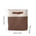 thumbnail image 3 of Yonrjhukm Large Capacity Fabric Storage Box for Bedroom, Organizer Basket for Clothes, Books, Toys, Multifunctional Storage Solution for Home Decor, 3 of 6
