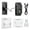 Black, variant on Fingerprint Door & Window Lock, Keyless Entry with 20 Fingerprints, Child & Pet Proof, Custom Ventilation Limit, No Drill/Screw Installation for Home Safety