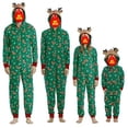 thumbnail image 3 of Zukuco Christmas Family Matching Hoodie Pajamas Cute Reindeer Romper Long Sleeve One Piece Jumpsuit Pjs for Adult Kids Baby, 3 of 7
