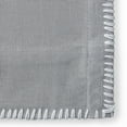 thumbnail image 4 of Better Homes & Gardens Whipstitch Light Filtering Rod Pocket Single Curtain Panel, Silver with White Stitching, 4 of 4