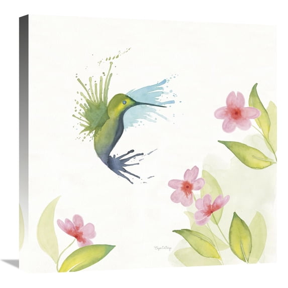Global Gallery's 'Flit I' By Elyse DeNeige Stretched Canvas Wall Art