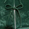 thumbnail image 4 of Velvet Christmas Tree Skirt with Ruffled Edge & Small Pearls, Rustic Vintage Large Xmas Tree Skirt Mat for Christmas Holiday Home Party Decorations (Green,48 In), 4 of 7