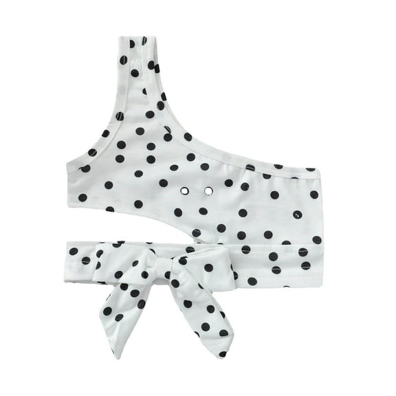 Zanarzt Girls Tank Top Soft Cotton Girls Tank Tops Girls Undershirts Sleeveless Cotton Racerback Crop Dance Tank Tops for Gymnastics Ballet White,5-6 Years