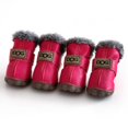thumbnail image 1 of 4PCS Pet Dog Warm Shoes Dog Snow Boots Windproof for Small Medium Dog Cats Chihuahua Waterproof Pet Product S-2XL, 1 of 6