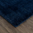 thumbnail image 4 of Hauteloom Heavenly Solid Shag Area Rug for Living Room Bedroom - High Pile Fluffy Carpet - Soft Shaggy Cozy Plush Rug - Navy Blue, Dark Blue - 5'3" x 7', 4 of 12