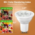 thumbnail image 5 of DAYBETTER GU10 LED Bulb,5000K Daylight Light Replacement for Recessed Track Lighting,300LM,4W(35W Equivalent)LED Light Bulb for Kitchen, Range Hood, Living Room, Bedroom, UL Listed,6pack, 5 of 6