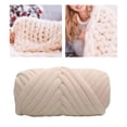 thumbnail image 1 of pitrice Chunky Yarn Knitting Arm Knit Soft Yarn 250G for DIY Rug Making Sweaters Light Camel, 1 of 9