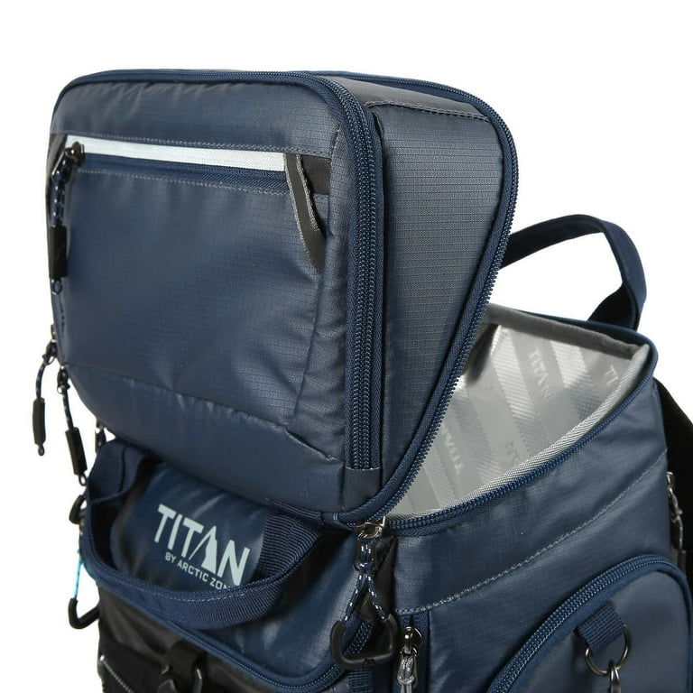 Titan Deep Freeze Backpack Cooler, 26 Can Capacity, SuperFoam