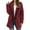 Wine, variant on SEMPAI Sherpa Jacket Women Fuzzy Fleece Oversized Open Front Hooded Cardigan Cozy Soft Fluffy Sweater Coats with Pockets