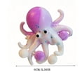 thumbnail image 3 of STPToys Octopus Shaped Stress Relief Gadget, Glitter Soft Slow Rebound Sensory Hand Squeezable Octopus Figurines, Classroom Rewards and Daily Reward Supplies - Purple, 3 of 6