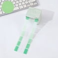 CCOCC 5Pcs Pearl Finish Pull-Out Sticky Notes, Green Semi-Transparent ...