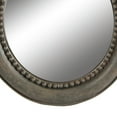 thumbnail image 2 of Round Wooden Framed Mirror with Parrot Sculpture Top, Multicolor, 2 of 5