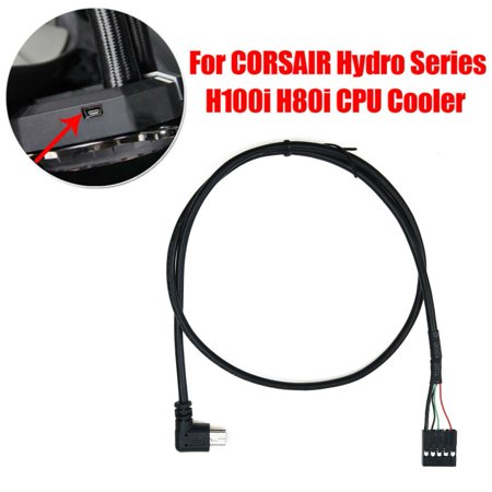 USB CPU Cable Black 58cm Cords Parts Interface Durable Useful Practical ...