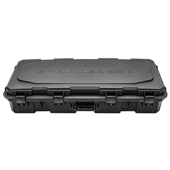 Ikon Motorsports 45X22X10" Truck Tool Box Fits Universal Pickups, 120L Truck Bed Storage Automotive Organizer Case, Black PP