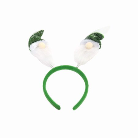 

Chueow Christmas Decorations Double Head Spring Forest Man Cloth Head Buckle Cartoon Doll Headband