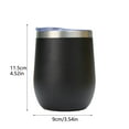 thumbnail image 3 of Travel Coffee Tumbler 12 oz, Stainless Steel Mug with Lid, Insulated Cup for Water, Tea, Hot and Cold Drinks, 3 of 4