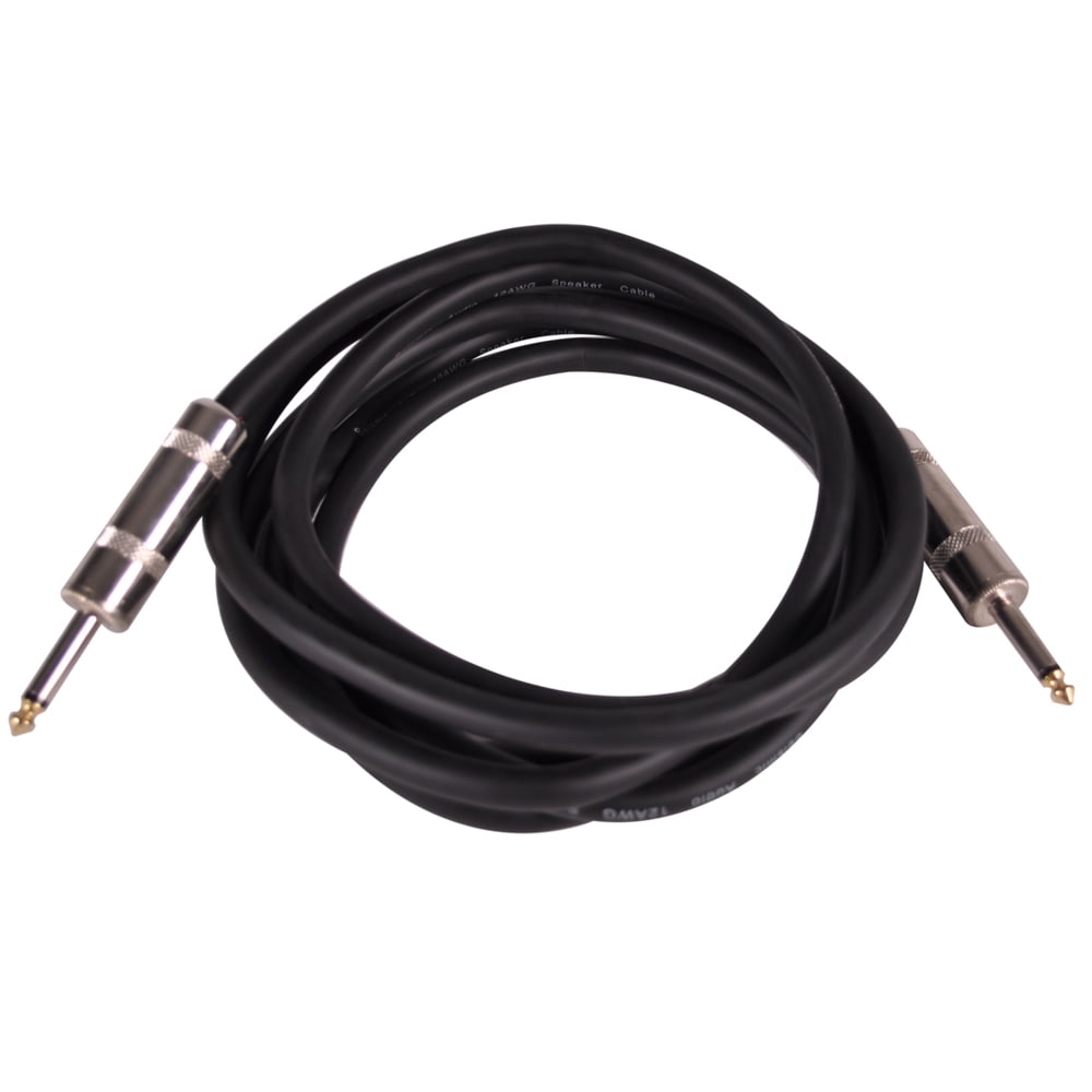Pair Seismic Audio Q12TW10-2Pack 10-Feet 1/4 to 1/4-Inches Speaker Cable 12-Gauge 2 Conductor 