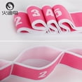 thumbnail image 1 of Yesfashion High Elastic Yoga Fitness Resistance Band 8-Loop Training Strap Tension Resistance Exercise Stretching Band for Sports Dancing, 1 of 7