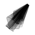 thumbnail image 2 of WRISTBIQUE Vintage Bridal Accessory Black Full Length Veil Women Wedding Party Decoration, 2 of 6