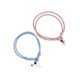 thumbnail image 4 of Pulsera magnética de astronauta, 1 par, pulsera a juego para parejas, cuerda para el pelo, colgante magnético, joyería, regalos para amantes, 4 of 8