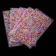 thumbnail image 2 of jifeng 5 Sheets Rhinestone for Craft , Adhesive Colorful Gem Rhinestone Embellishment Multi 4mm, 2 of 9