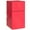 Red, variant on HOMCOM 3.2 Cu Ft Mini Fridge with Freezer Adjustable Shelf Reversible Doors