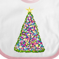thumbnail image 4 of Inktastic Christmas Tree of Lights Boys or Girls Baby Bib, 4 of 4