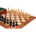 thumbnail image 3 of Zagreb Series Chess Set Ebonized & Boxwood Pieces with Elm Burl & Erable Board & Box - 3.875" King, 3 of 7
