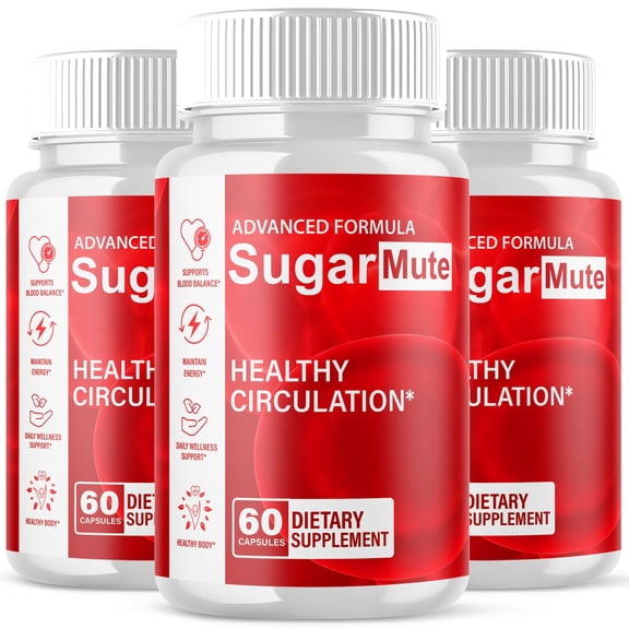 Sugar Mute Blood Balance Support Pills Advanced Formula Vitamin Supplement SugarMute 180 Capsules