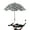 Imprimer, variante sur Pare-soleil pour Bébé, Parasol pour Bébé pour Chaise de Plage Bleu Ciel,Noir, Imprimé