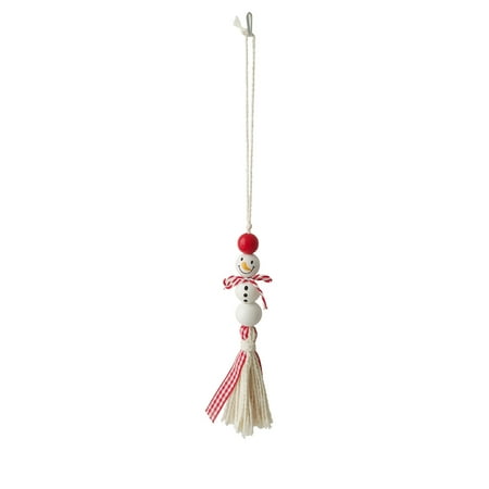 

Heiheiup Wooden Bead String Pendant Living Room Bedroom Decoration Home Craft Pendant Ornament Gift