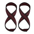 thumbnail image 2 of Y-Loong Soft Nylon and Spandex Figure 8 Weight Lifting Straps Gym Training Support Hand Protective Sleeves (M), 2 of 4