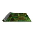 thumbnail image 2 of Ahgly Company Indoor Rectangle Patchwork Green Transitional Area Rugs, 8' x 12', 2 of 4