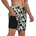 thumbnail image 3 of Fotbe Sea ​​Urchin Men’s Swim Trunks Quick Dry Swim Shorts Board Shorts with Mesh Lining-Small, 3 of 9