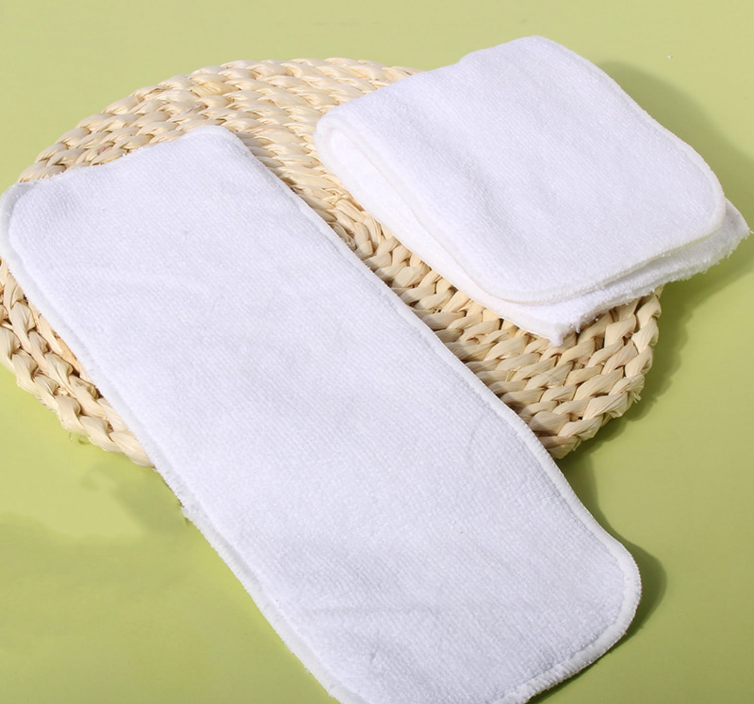 Cloth Diaper Inserts 6 Pack,Bexikou 4-Layer Super Absorbent Microfiber Liners, Reusable Breathable Inserts for Baby Cloth Diapers