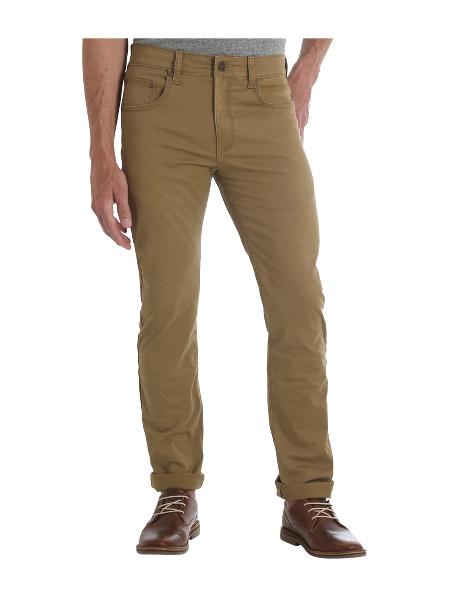Wrangler Mens Five Pocket Casual Chino Pants tan 42x32 | Walmart Canada