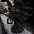 thumbnail image 2 of Estatua de fantasma de Halloween, mensajero del infierno con linterna, luz que busca el fantasma, estatua de bruja de Halloween, linterna de resina, decoración de Halloween, lámpara decorativa interi, 2 of 4