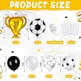 thumbnail image 2 of NovaStitch Soccer Party Balloons Set Football Star Foil Balloons Sport Decor for Soccer Ball Fans Birthday Party Decoration Supplies, 2 of 7