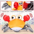 thumbnail image 6 of AOKESI Crawling Crab Baby Toy, Interactive Crabs Toy with Auto-Avoid Obstacles, Music and Light Up, Fun Moving Crawl Toys Gift for Learning Crawl for Babies, Toddlers and Kids, 6 of 7