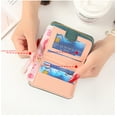 thumbnail image 5 of Women's short wallet ladies wallet coin purse clutch bag money clip card holder student coin purse, 5 of 5