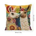 thumbnail image 3 of Eespoir Cute Alpacas Pillow Set, Soft Short Furry Sofa Cushion Set, Car Bedside Decorative Cushion for Kids Room, Gift, Plush Decor, Cozy Accent(B), 3 of 6