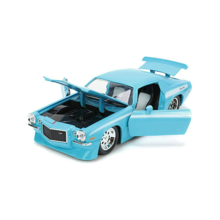 ミニカー JADATOYS 1971 CHEVY CAMARO 1971 Chevy Camaro, Light Blue - Jada Toys 34201/4 - 1/24