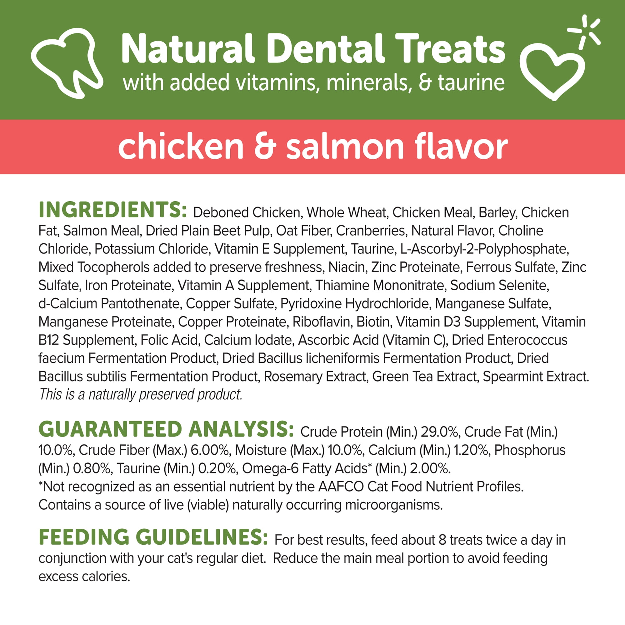 Wellness WHIMZEES Cat Dental Treats, Freshens Breath, Chicken and Salmon Flavor, 4.5 oz Bag