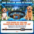 thumbnail image 6 of CICPAP GPS Wireless Dog Fence, Portable Custom and Circular Boundary System, 49-6500 FT Range, No Subscription, IP67 Waterproof Rechargeable Collar for 15-110 lb Dogs, 6 of 7