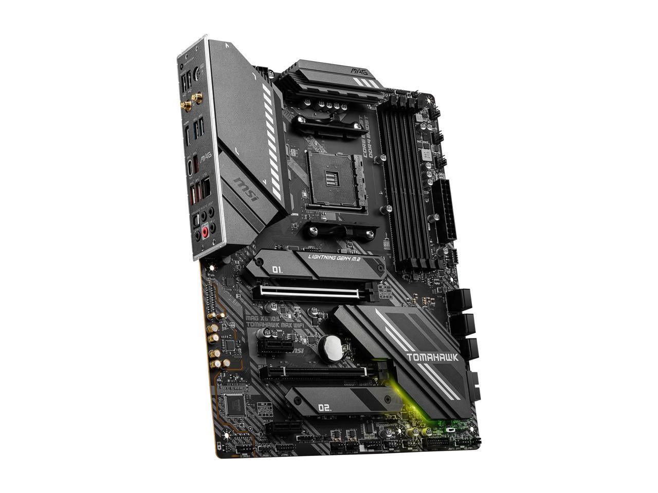 MSI MAG X570 Tomahawk WiFi Motherboard, AMD AM4, DDR4, PCIe 4.0