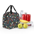 thumbnail image 6 of Lsque Holiday Christmas Cookies Pattern Lunch Bag Women/Men Insulated Lunch Box,Small Leakproof Cooler Food Lunch Containers Reusable High Capacity Lunch Tote Bags, 6 of 6